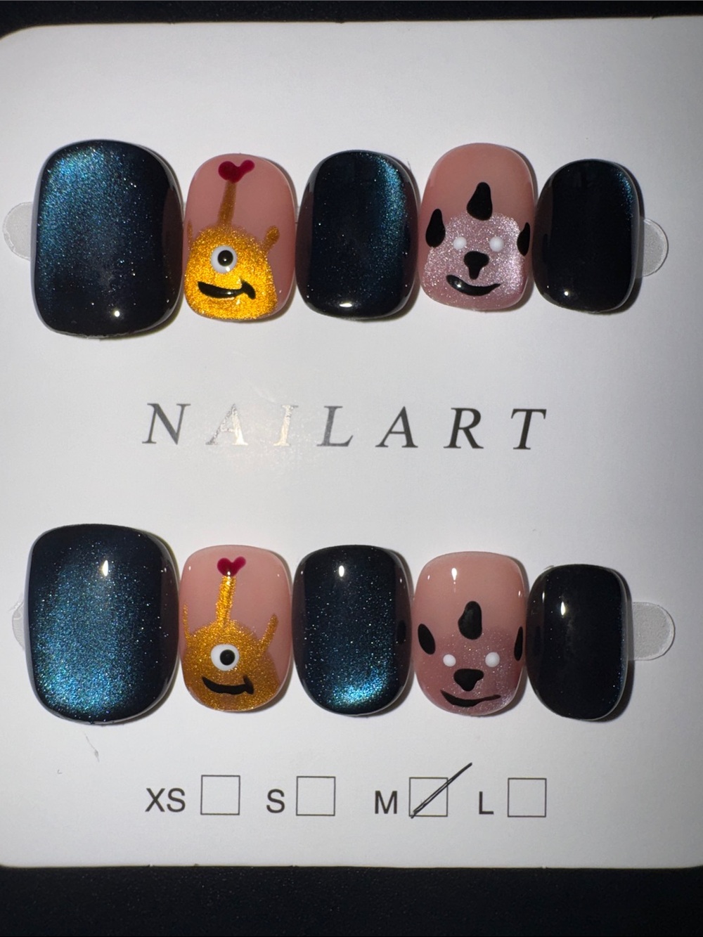 Playful Character Press-On Nails